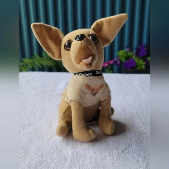 Taco Bell Chihuahua Plush Toy  wearing T-shirt plushie - Picture 2 of 14